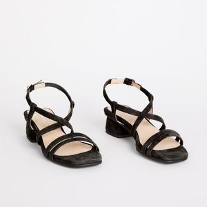 Intentionally Blank Hilltop Black Sandals